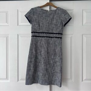 Sara Campbell Tweed Navy A Line Dress